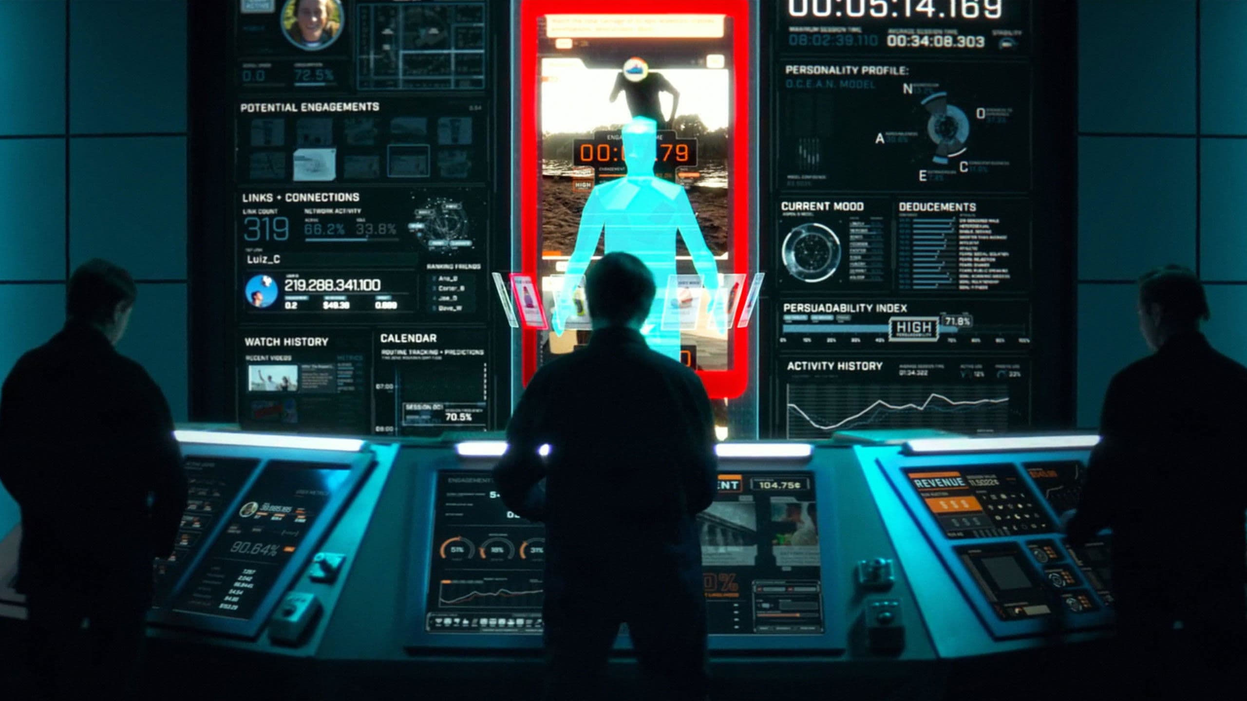 The Social Dilemma backdrop