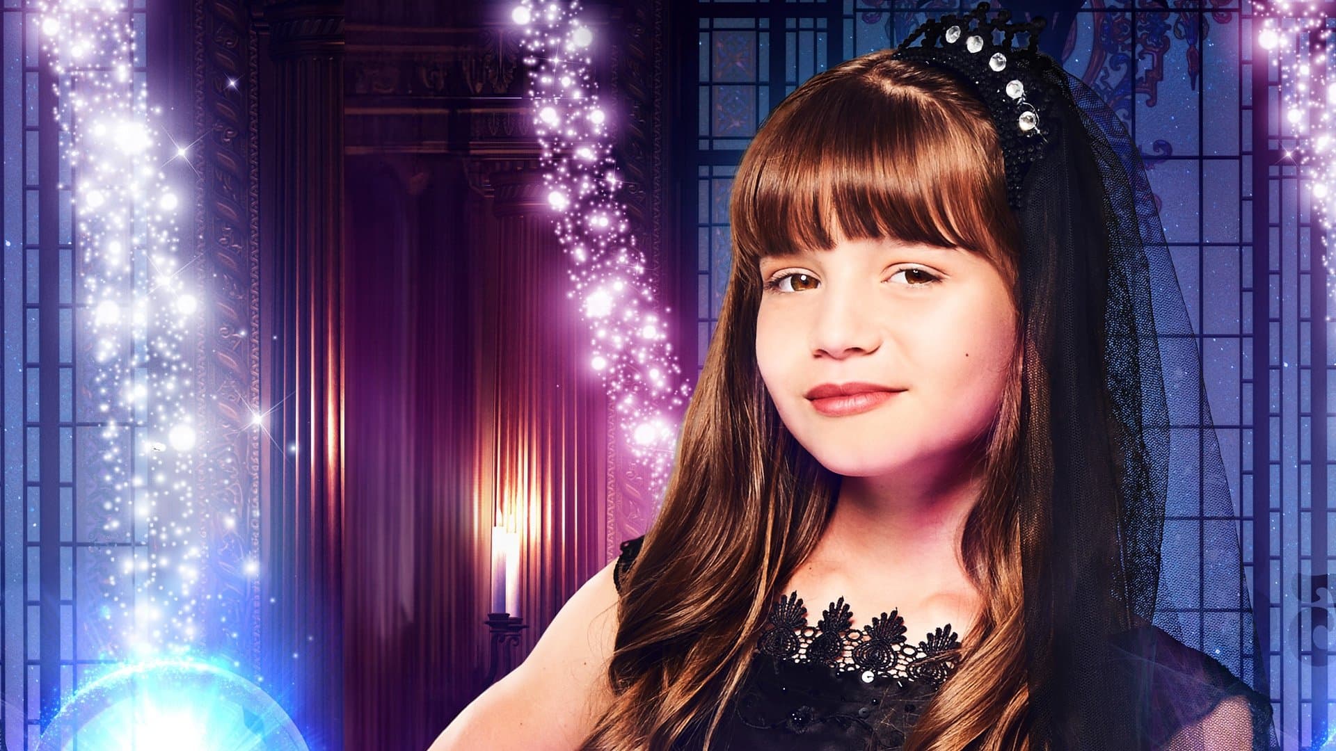 A Witches' Ball backdrop