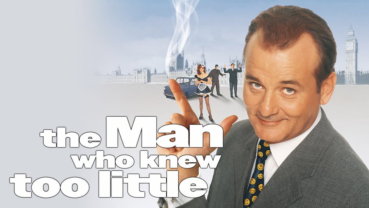 The Man Who Knew Too Little backdrop
