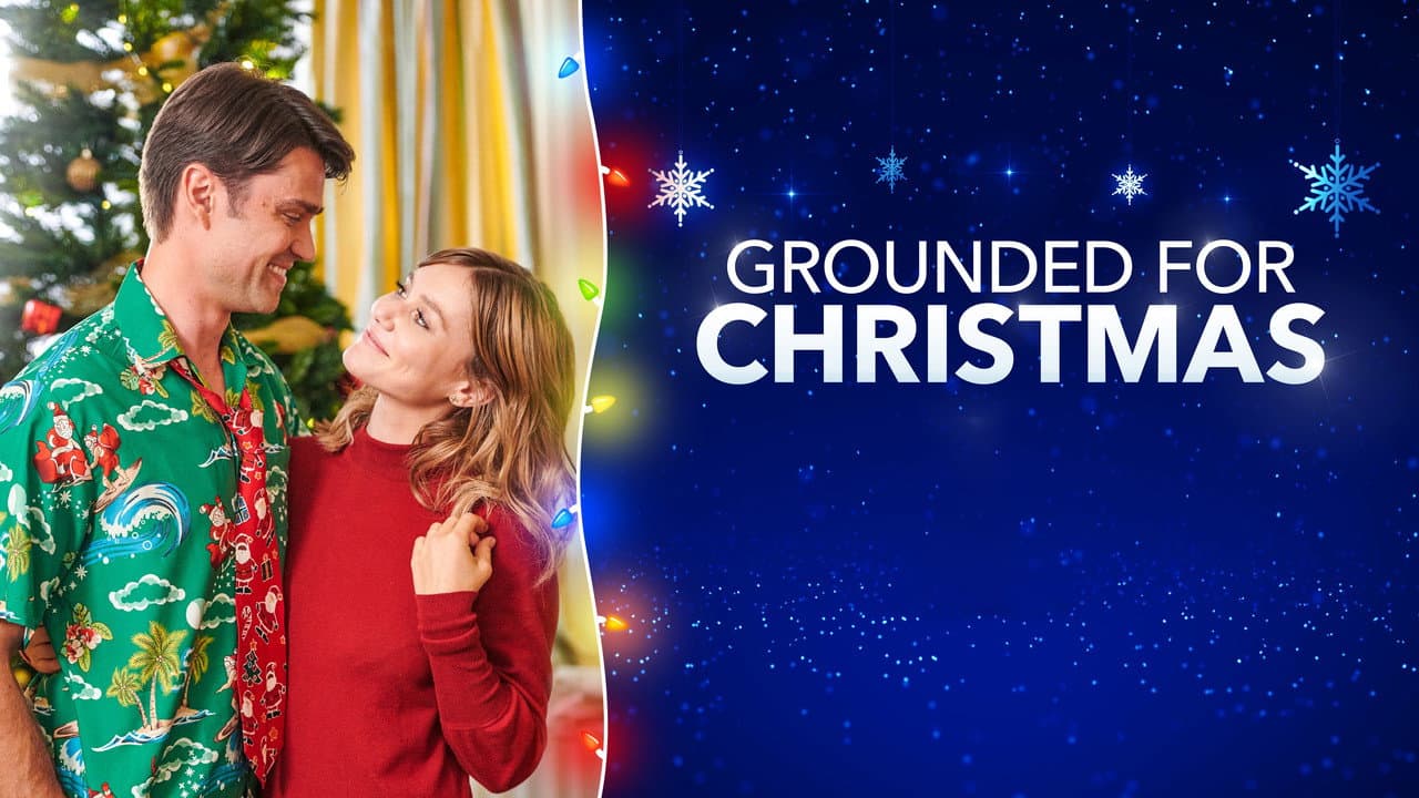 Grounded for Christmas backdrop