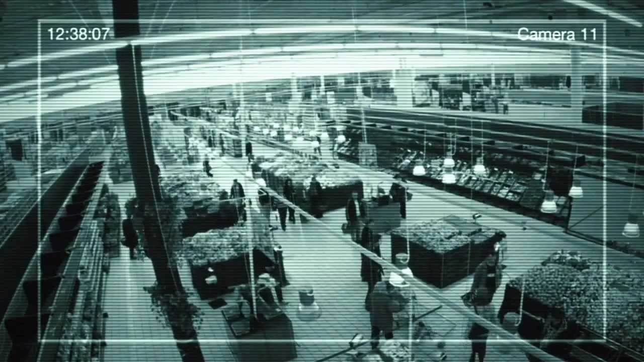 Supermarket backdrop