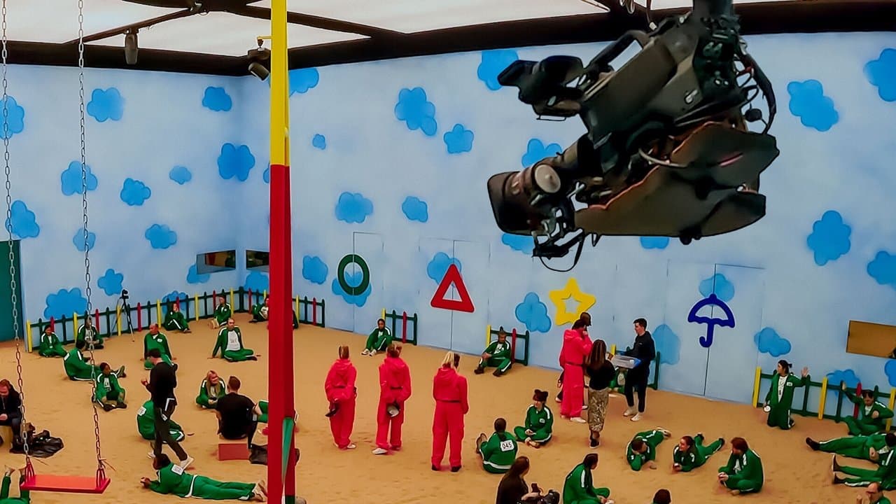 Making Squid Game: The Challenge backdrop