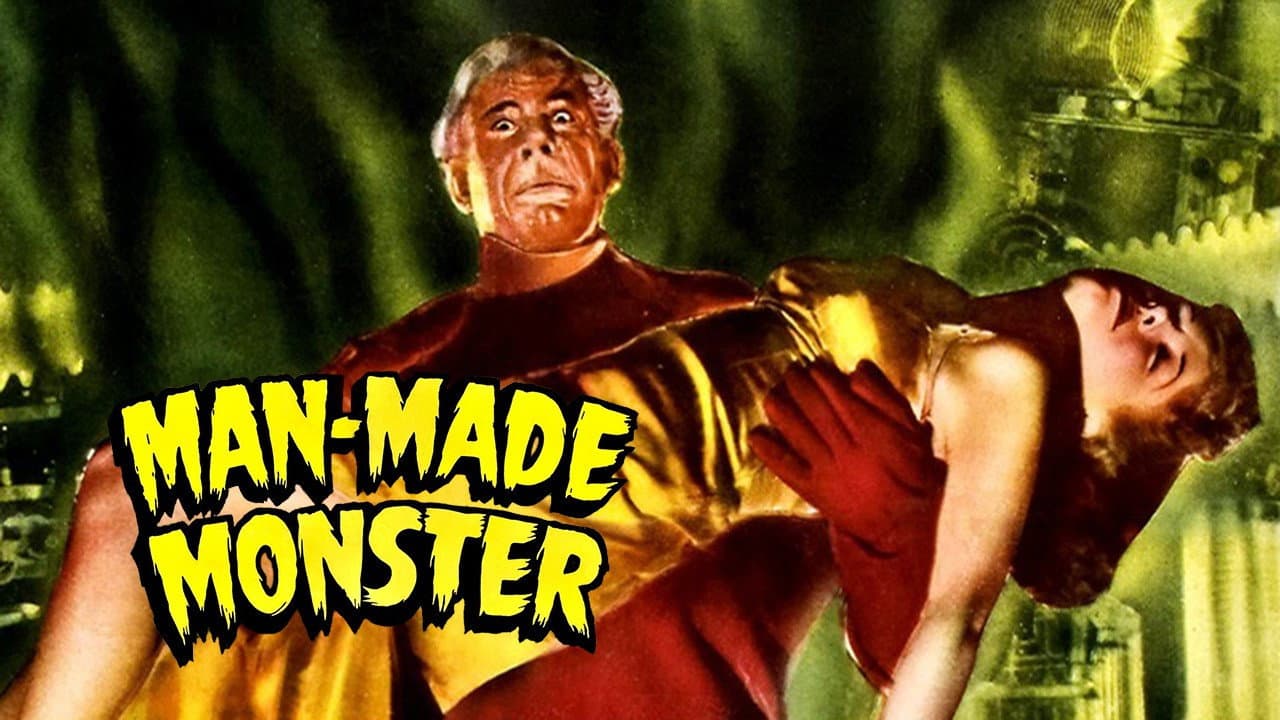 Man-Made Monster backdrop