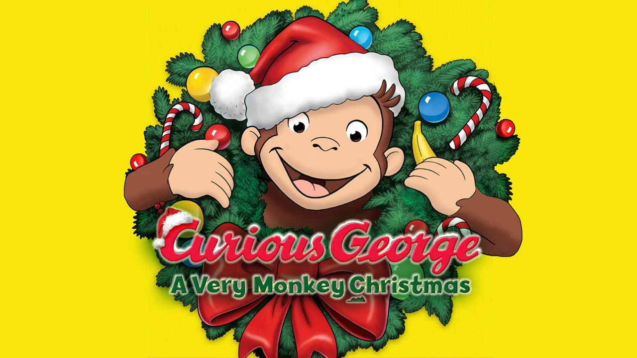 Curious George: A Very Monkey Christmas backdrop